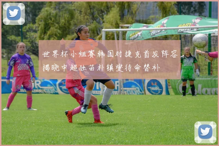 世界杯小组赛韩国对捷克首发阵容揭晓中超独苗朴镇燮待命替补
